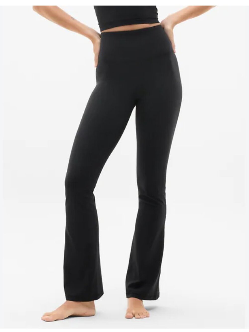 Athleta Elation Flare Pant Black High-Waist Flare Yoga Pants XS petite